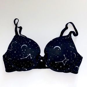 Constellation Black Bra